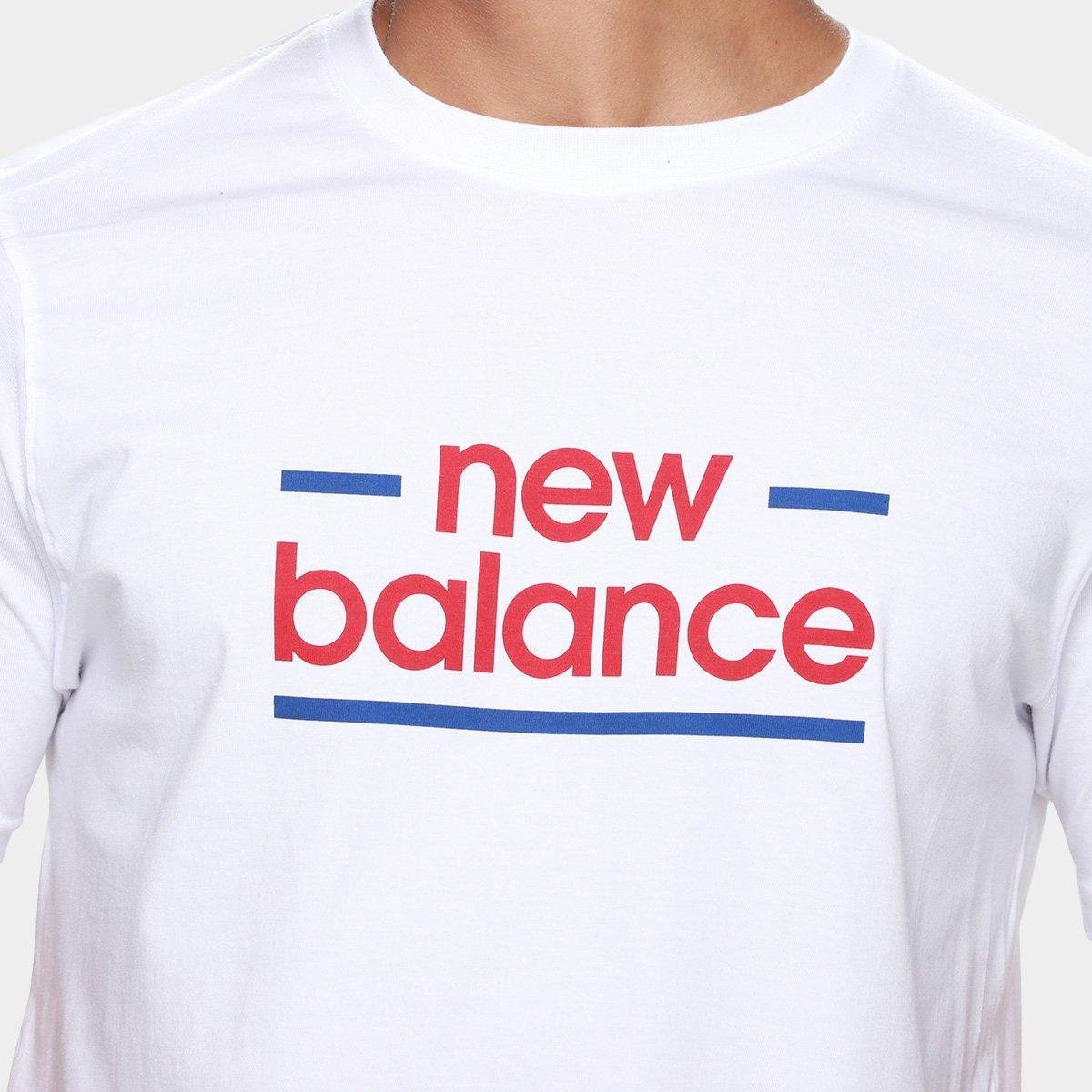 Camiseta New Balance Linear Lines Masculina - Tam: M - 2