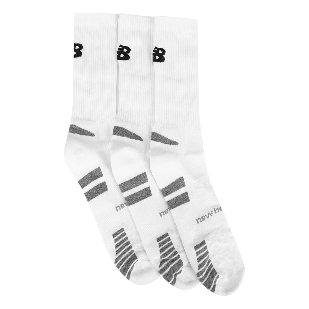 Kit Meia New Balance c/ 3 Pares Masculina - Tam: 39/43 - 2