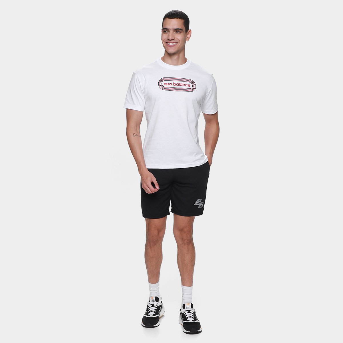 Camiseta New Balance Track Masculina - Tam: P - 3