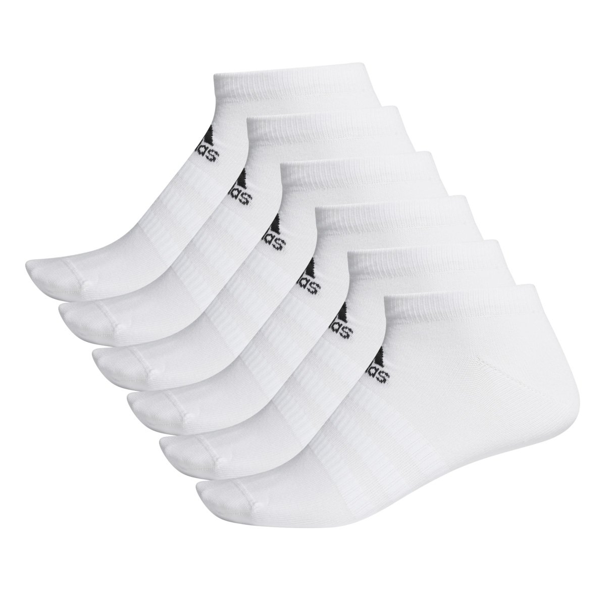 Kit Meia Cano Baixo Adidas Light Low c/ 6 Pares