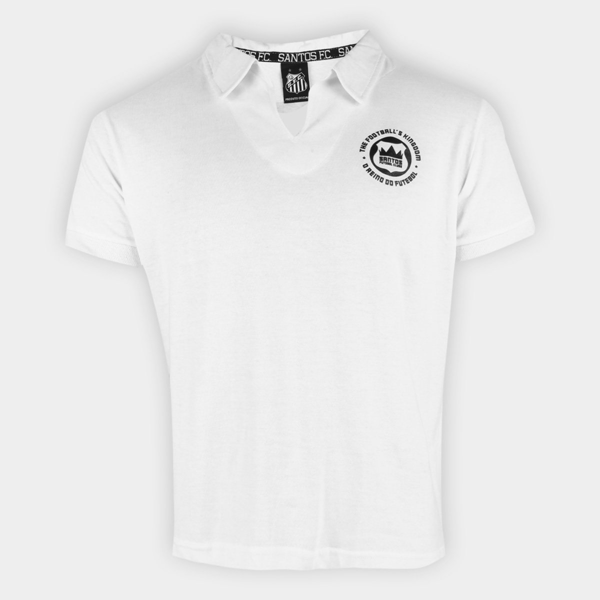 Camisa Polo Retrô Santos Nº10 Masculina
