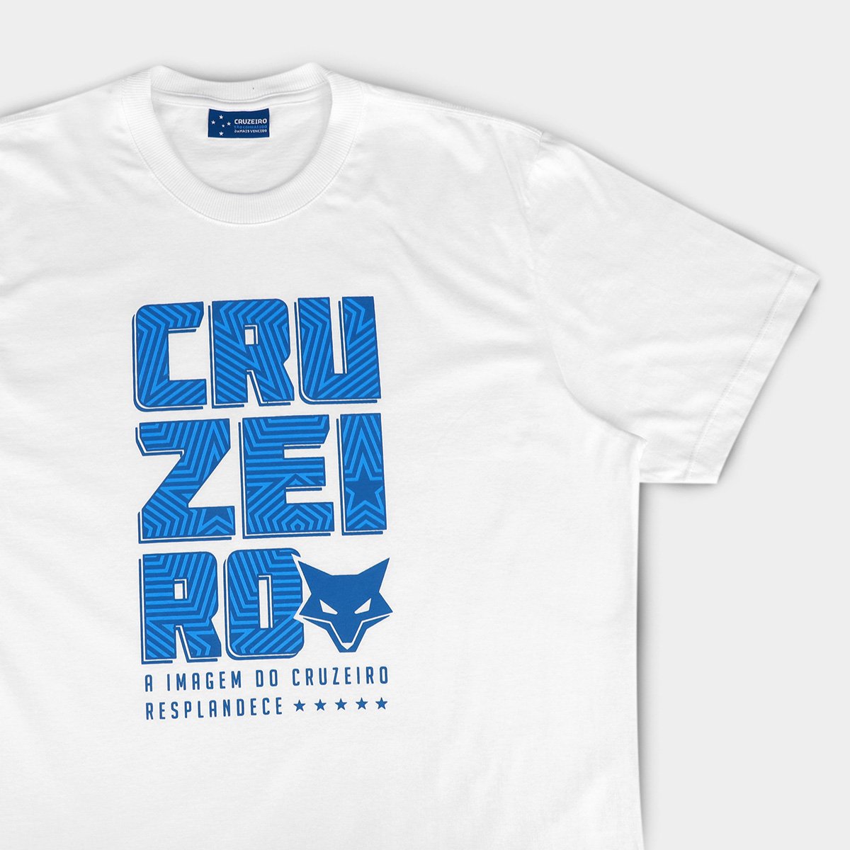 Camiseta Cruzeiro Clássica Masculina - Tam: P - 3
