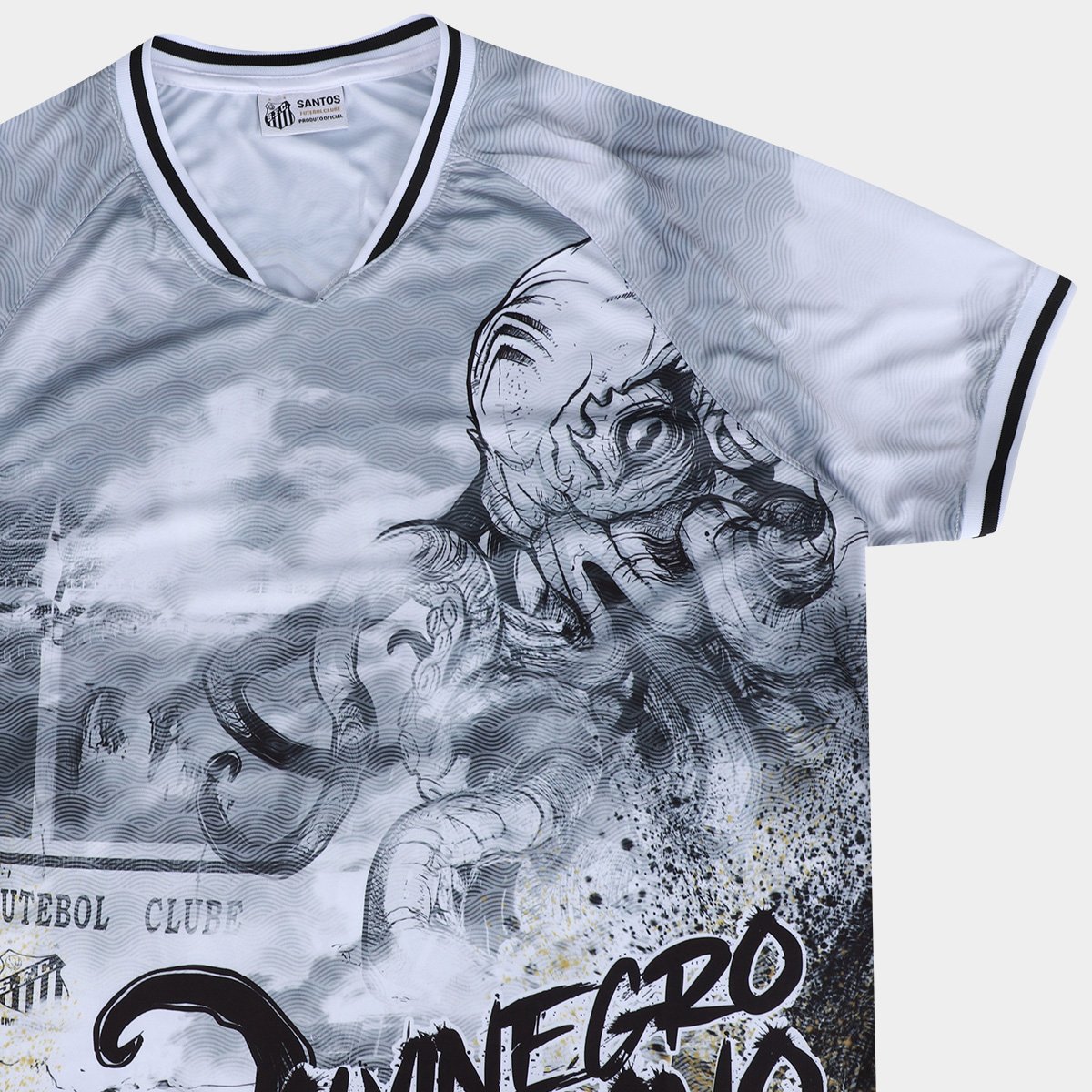 Camiseta Santos Esportiva Masculina - Tam: M - 5