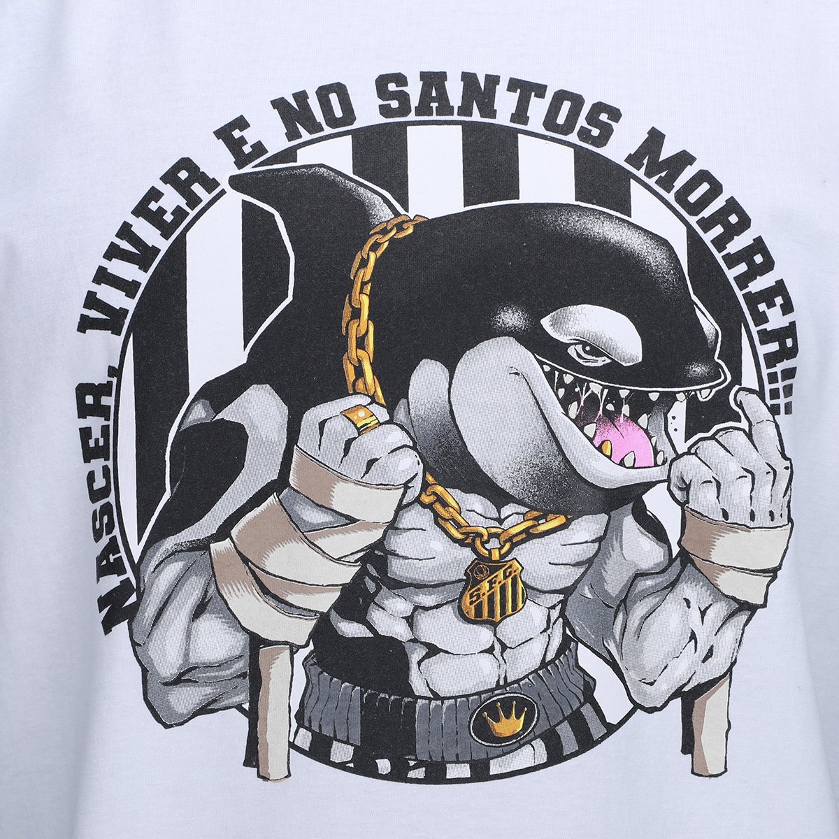 Camiseta Santos Masculina - Tam: M - 2