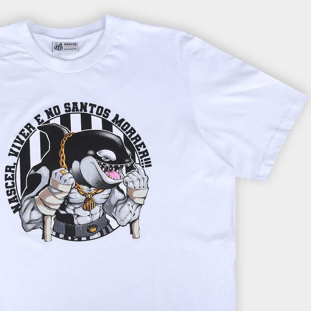 Camiseta Santos Masculina - Tam: M - 3