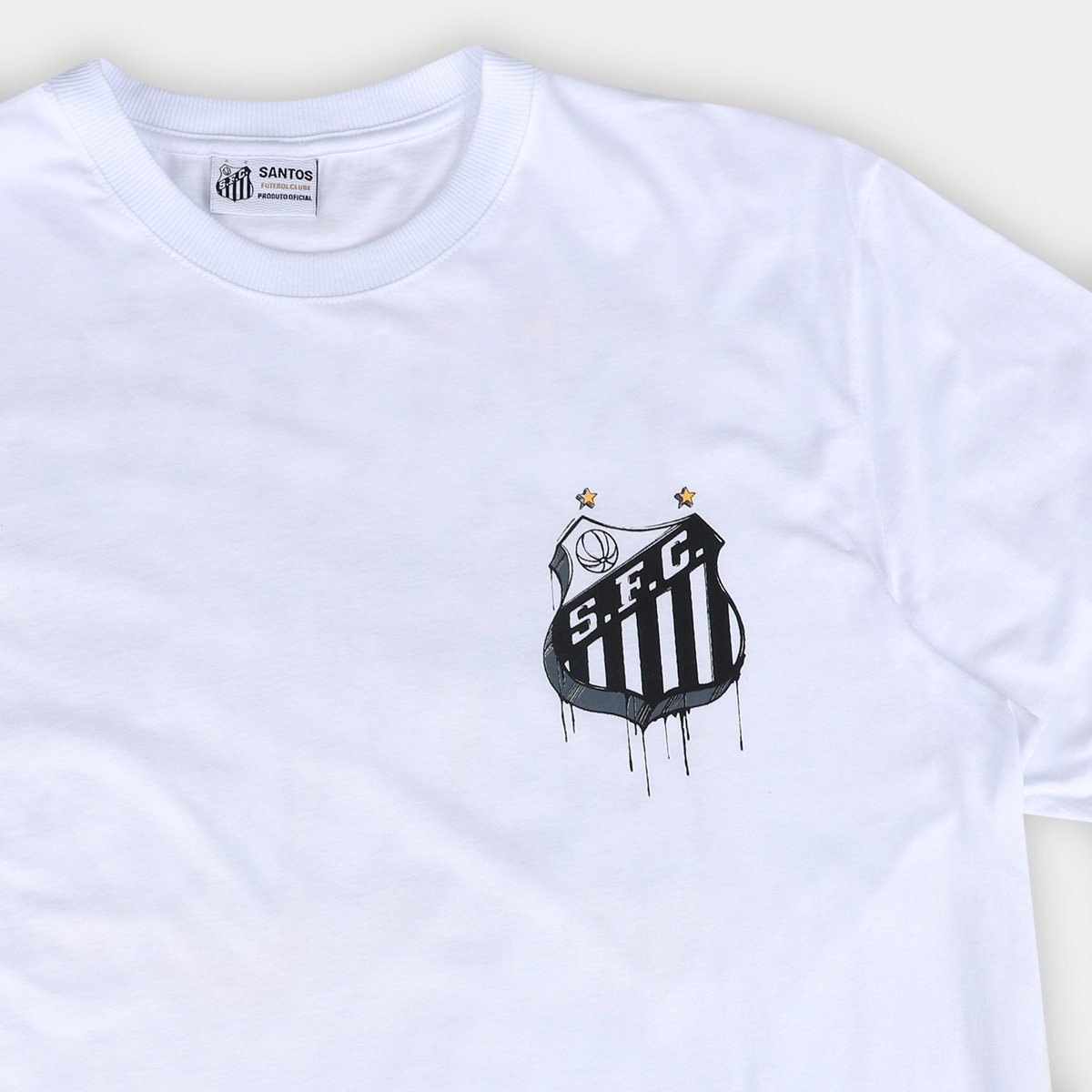 Camiseta Santos Masculina - Tam: M - 4