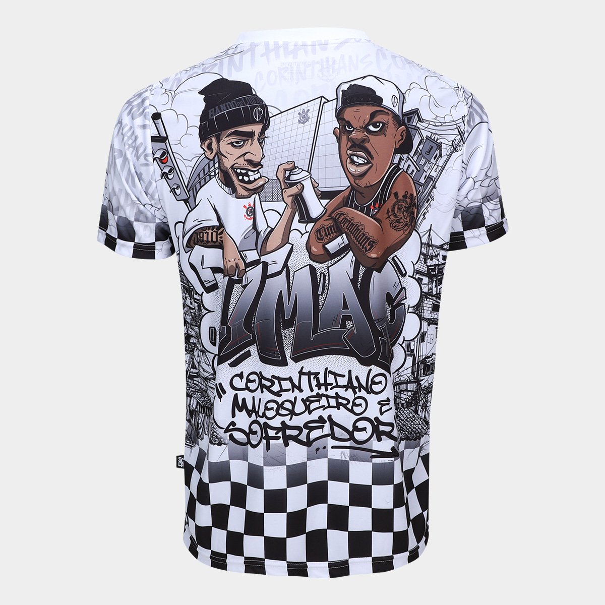 Camiseta Corinthians Esportiva Quebrada Masculina - Tam: M - 1