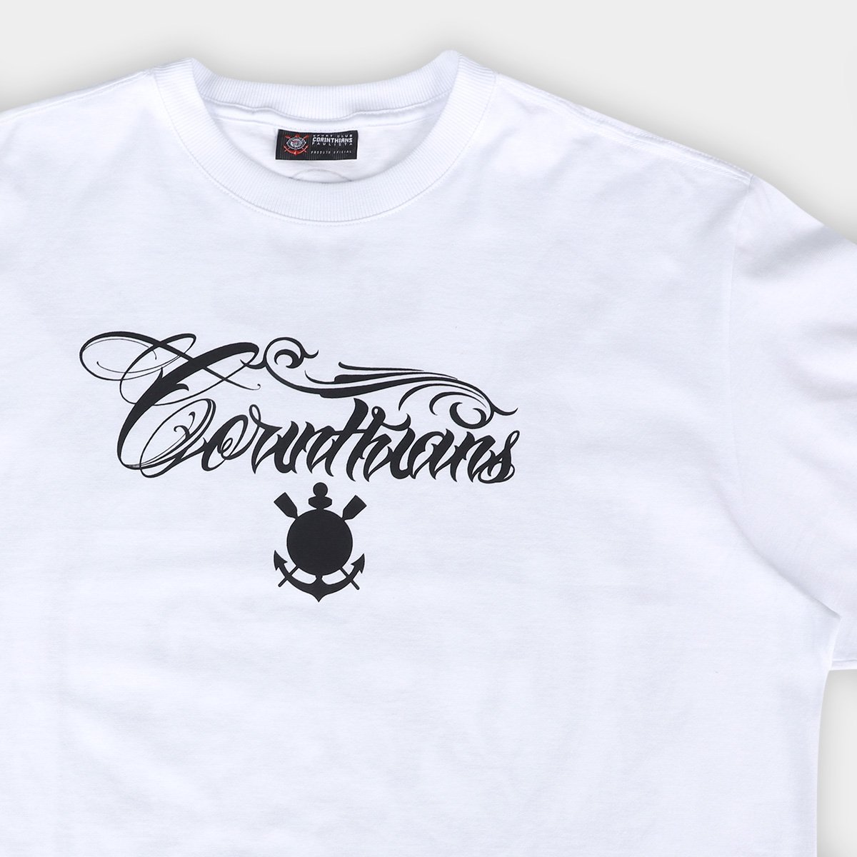 Camiseta Corinthians Oversized Masculina - Tam: P - 3