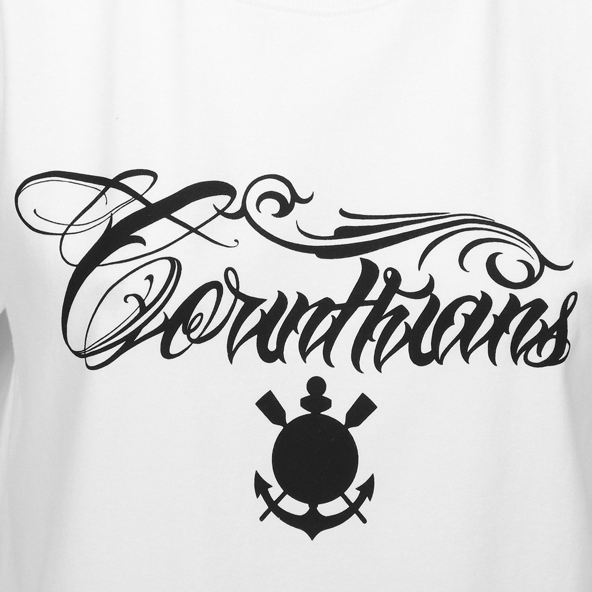 Camiseta Corinthians Oversized Feminina - Tam: P - 2