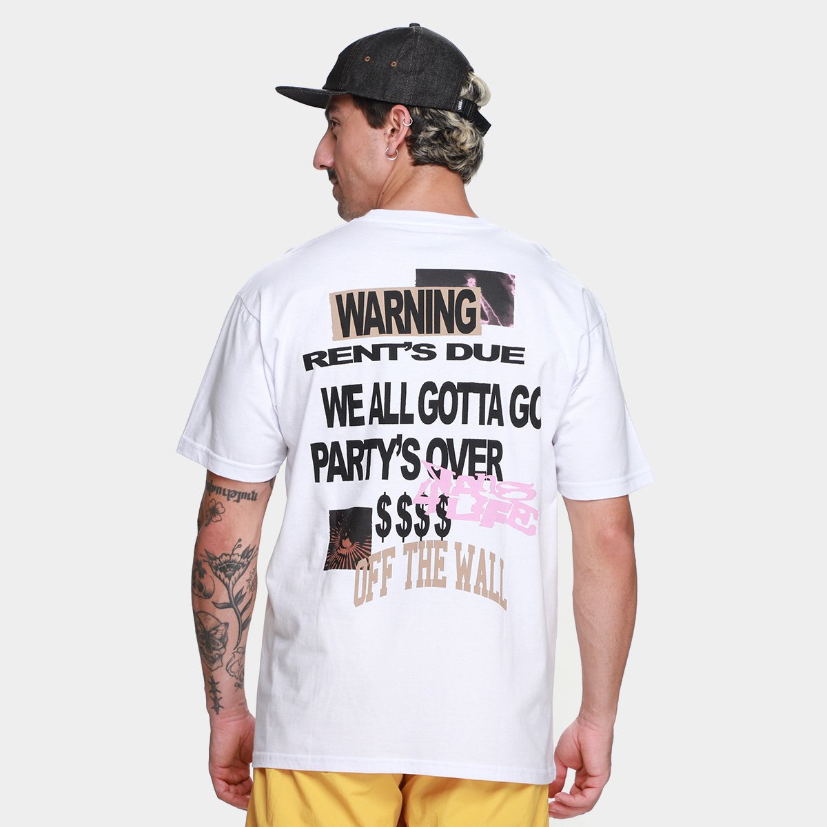 Camiseta Vans Warning Signs 4 Life Masculina - Tam: P - 1