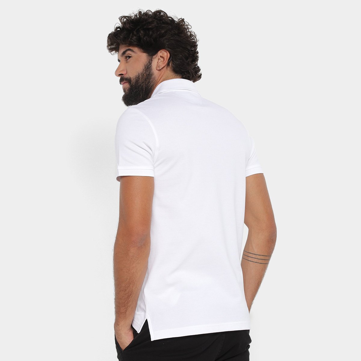 Camisa Polo Tommy Hilfiger Básica Masculina - Tam: P - 1