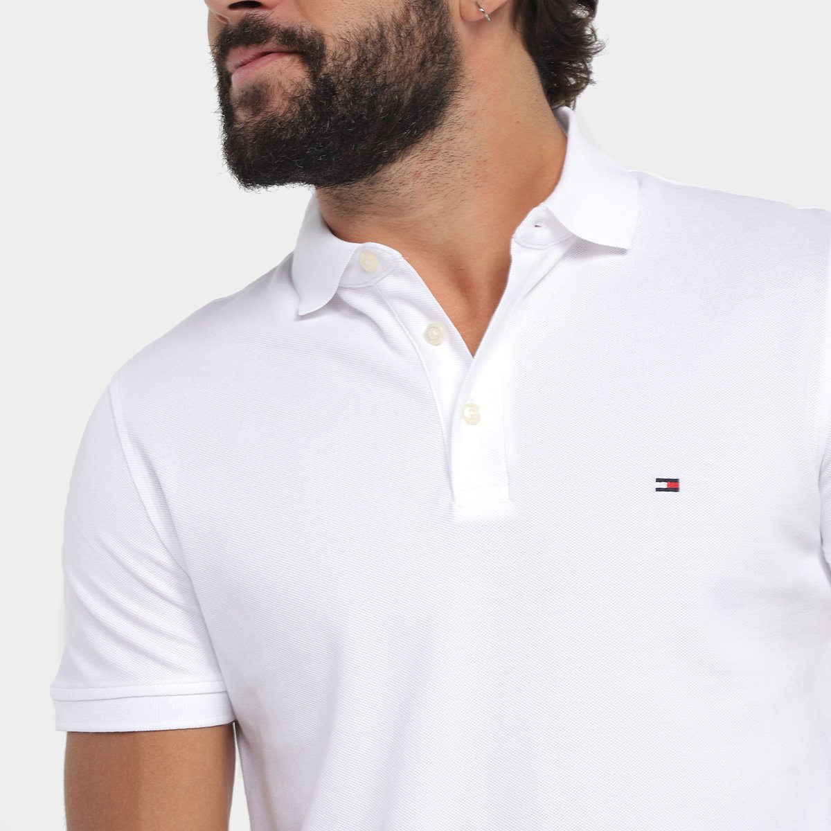 Camisa Polo Tommy Hilfiger Básica Masculina - Tam: P - 2