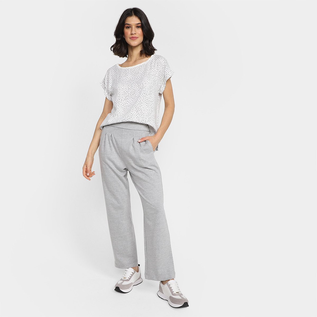 Blusa Hering Alongada Mini Estampa Feminina - Tam: G - 3
