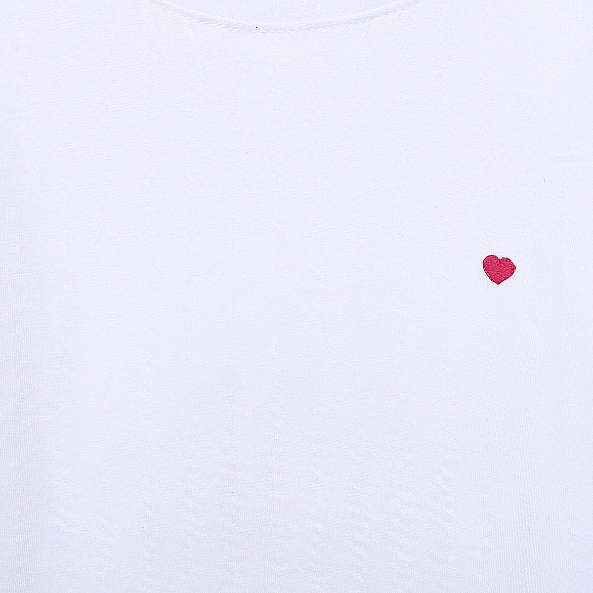 Blusa Infantil Hering Kids Básica Coração - Tam: 6A - 1