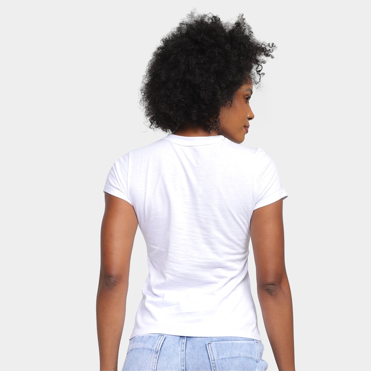 Kit Camiseta Hering Básica 3 Peças Feminina - Tam: M - 2