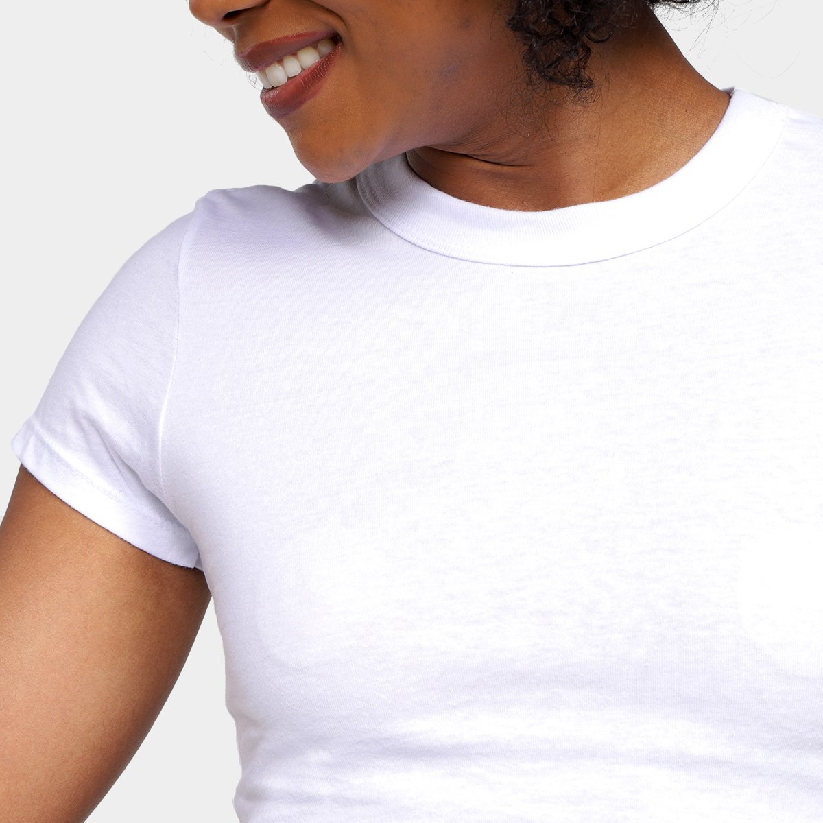Kit Camiseta Hering Básica 3 Peças Feminina - Tam: M - 3