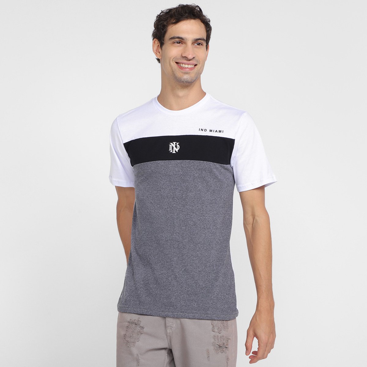 Camiseta Industrie Tricolor Masculina