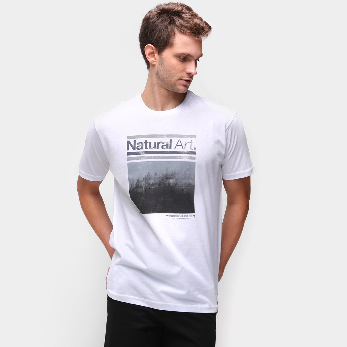 Camiseta Natural Art Winter Montain Masculina