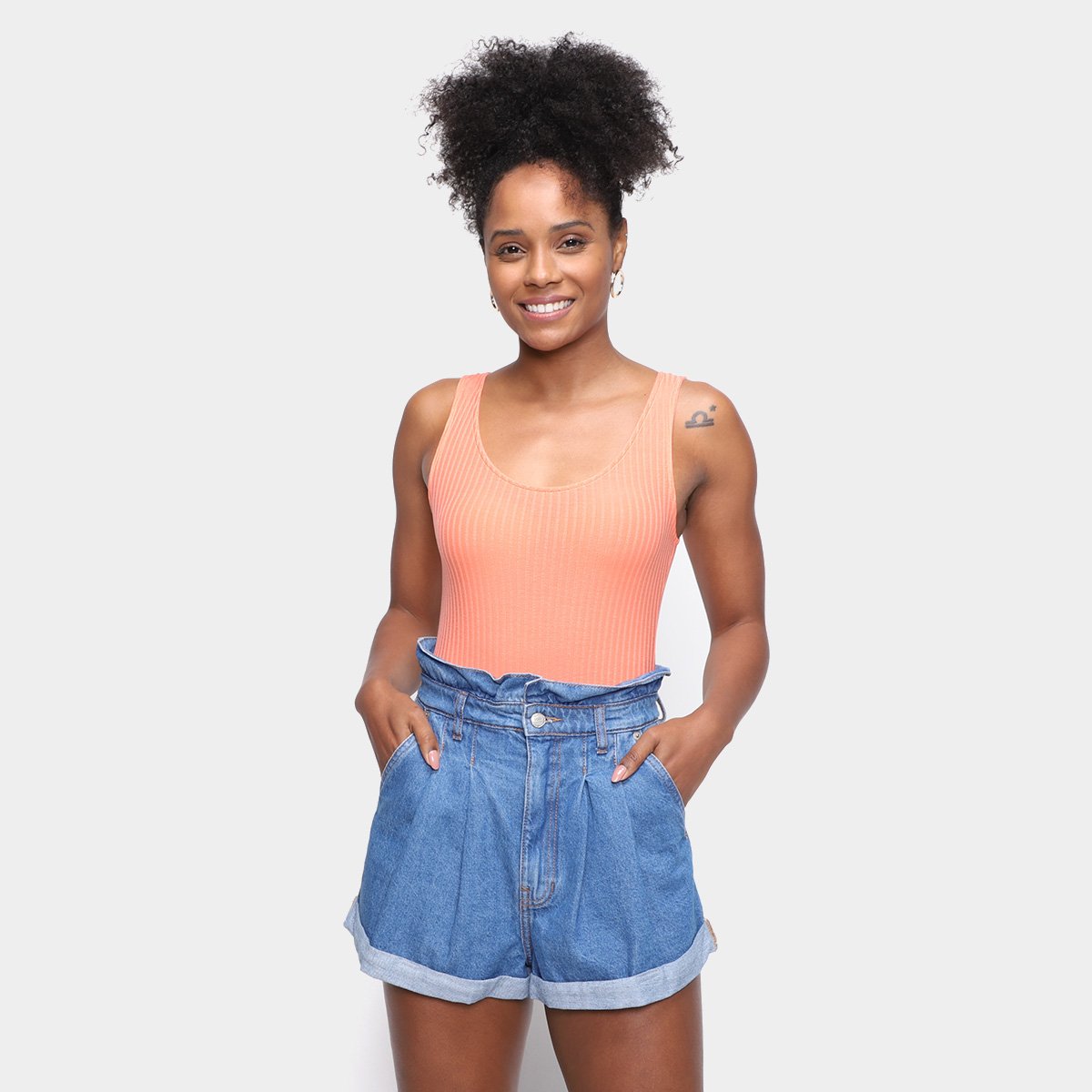 Body Hering Multicolor Feminino