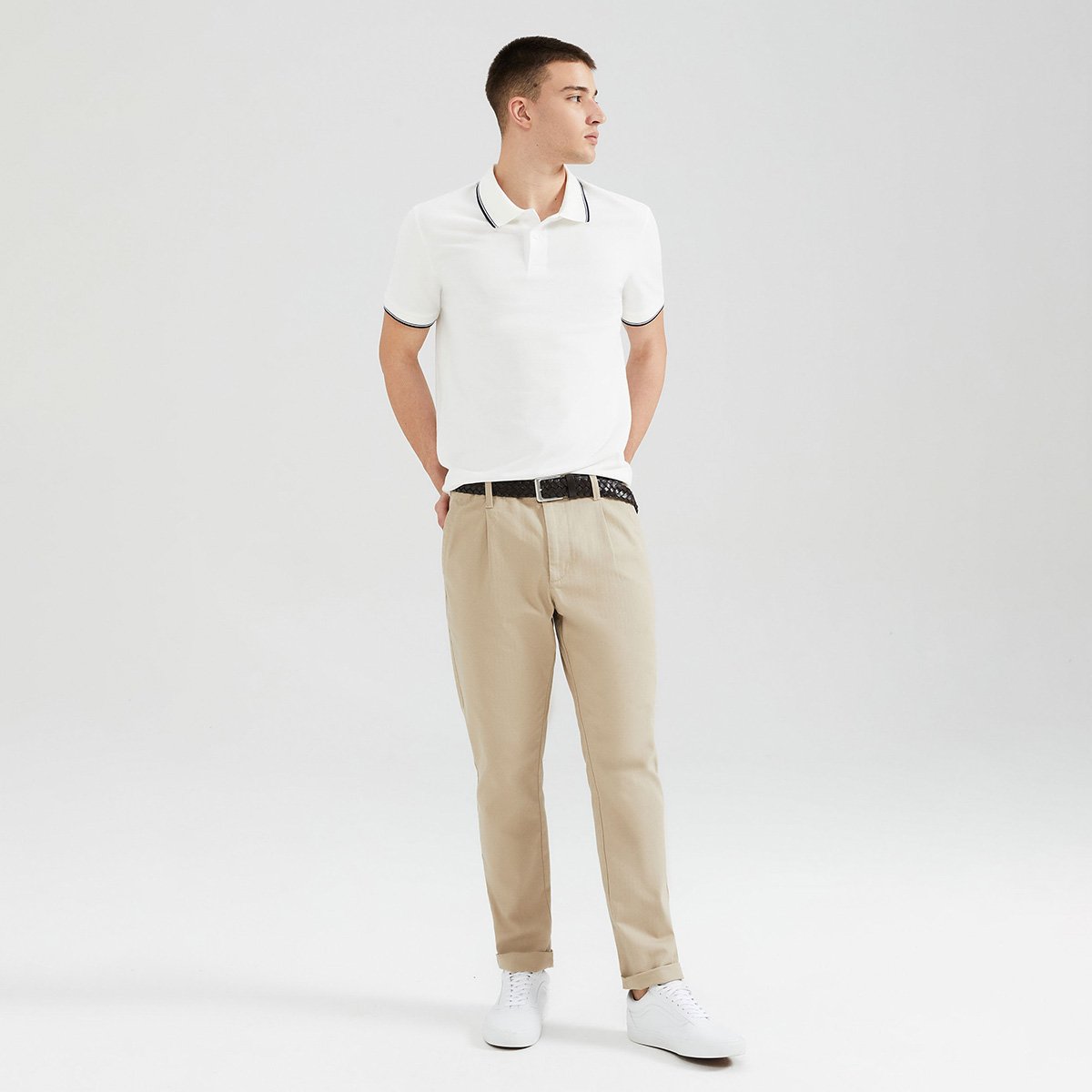 Camisa Polo Hering Casual Masculina - Tam: P - 3