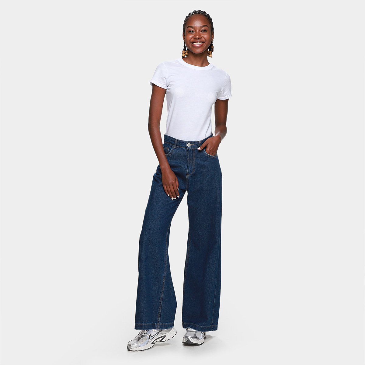 Kit Camiseta Hering Básica Feminina 5 Peças - Tam: M - 3