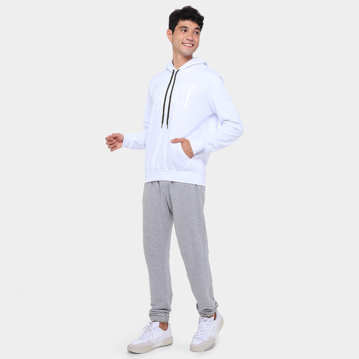 Moletom Everlast Estampado C/ Capuz Masculino - Tam: P - 3