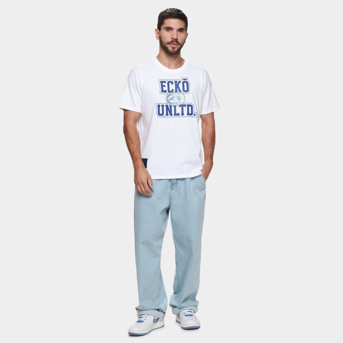 Camiseta Ecko Unltd Geoecko Masculina - Tam: P - 4
