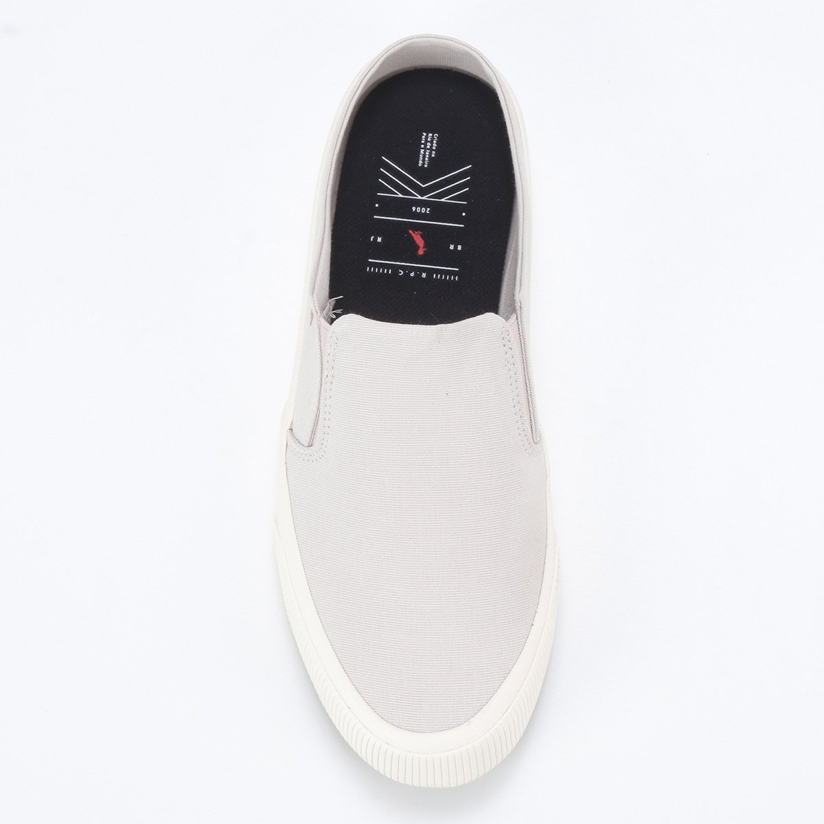 Slip On Reserva Lona Recorte Masculino - Tam: 37 - 2