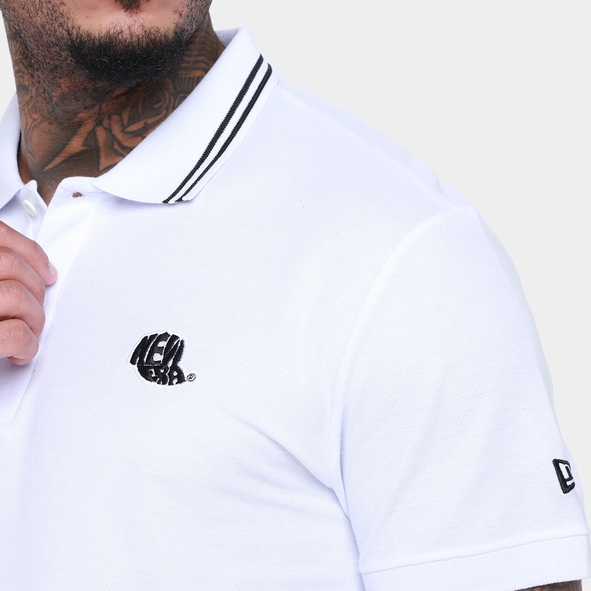 Camisa Polo New Era Cap Masculina - Tam: P - 2