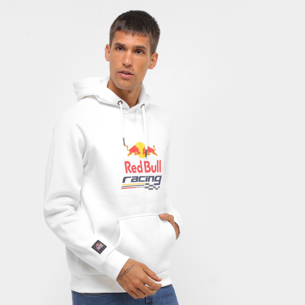 Moletom Red Bull Racing Canguru Masculino