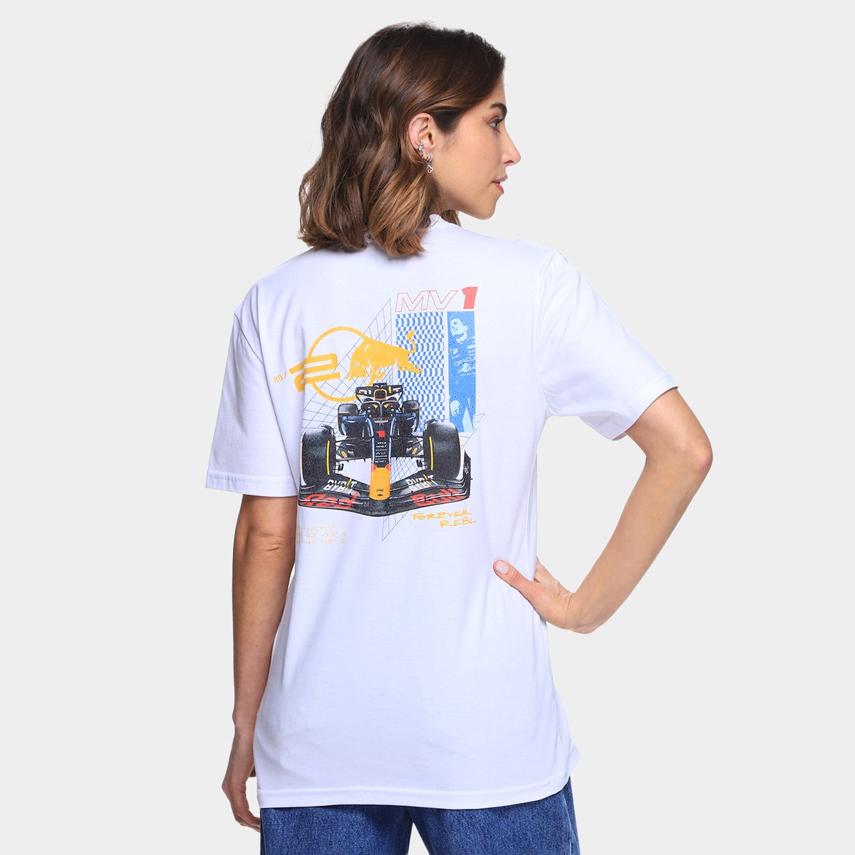 Camiseta Red Bull RB20 Max Unissex - Tam: M - 3