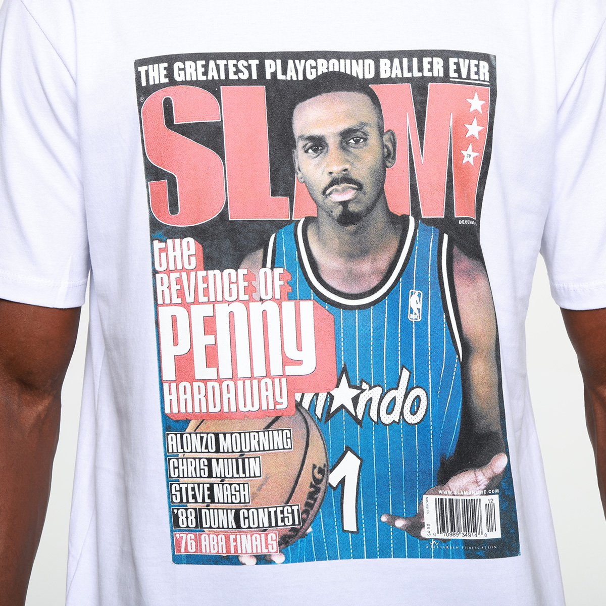 Camiseta Mitchell & Ness Orlando Magic Slam Hardaway Masculina - Tam: G - 2