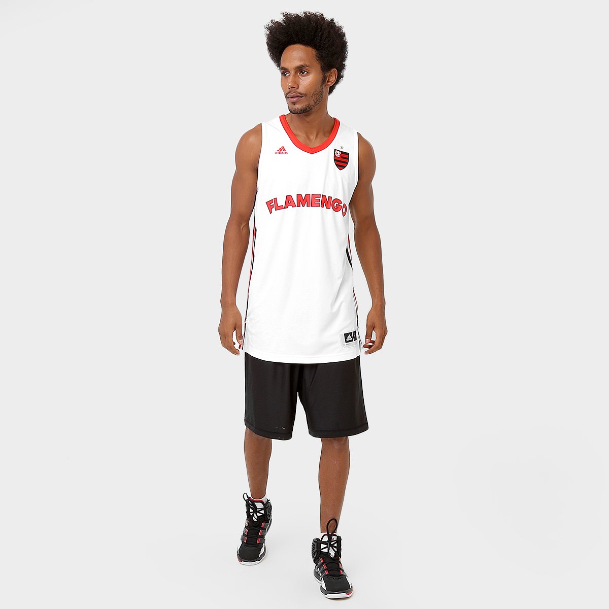 camisa flamengo regata adidas