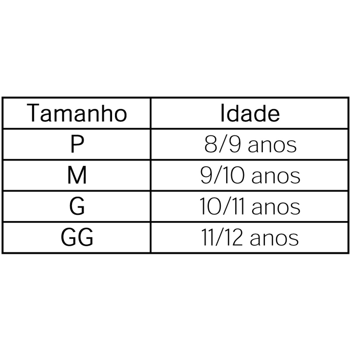 tamanho de camisa 16