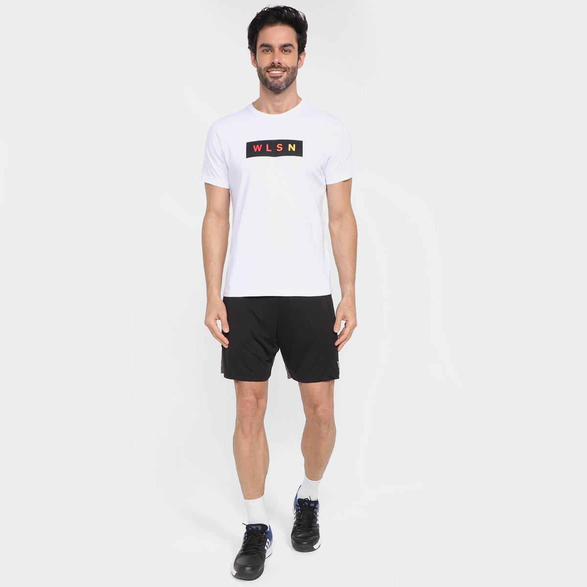 Camiseta Wilson Logo Box Masculina - Tam: G - 3