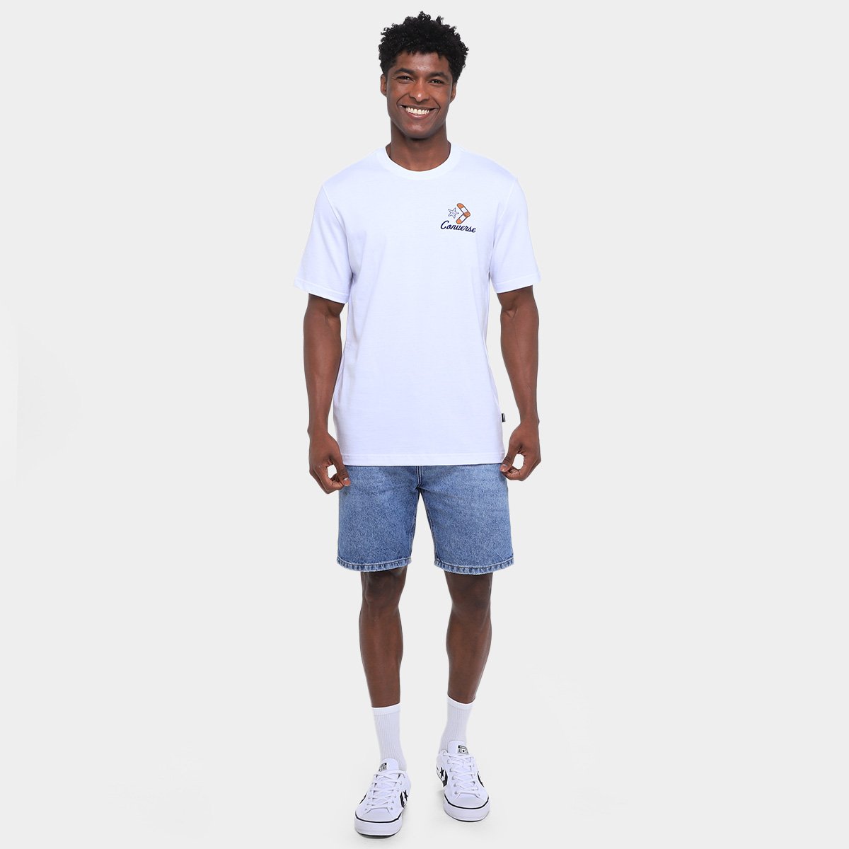 Camiseta Converse Con Stan Fit Masculina - Tam: P - 4