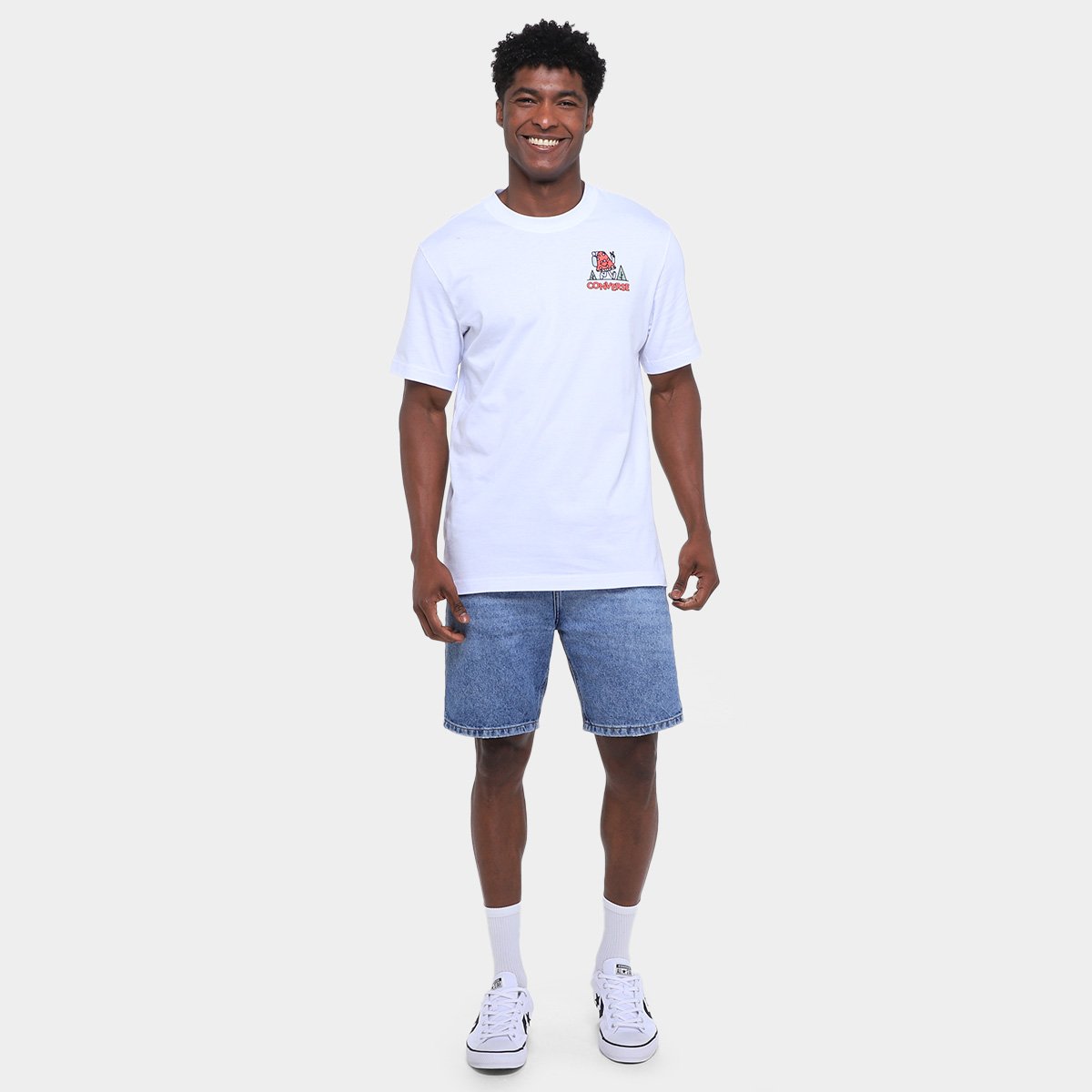 Camiseta Converse Mountanering Masculina - Tam: P - 4