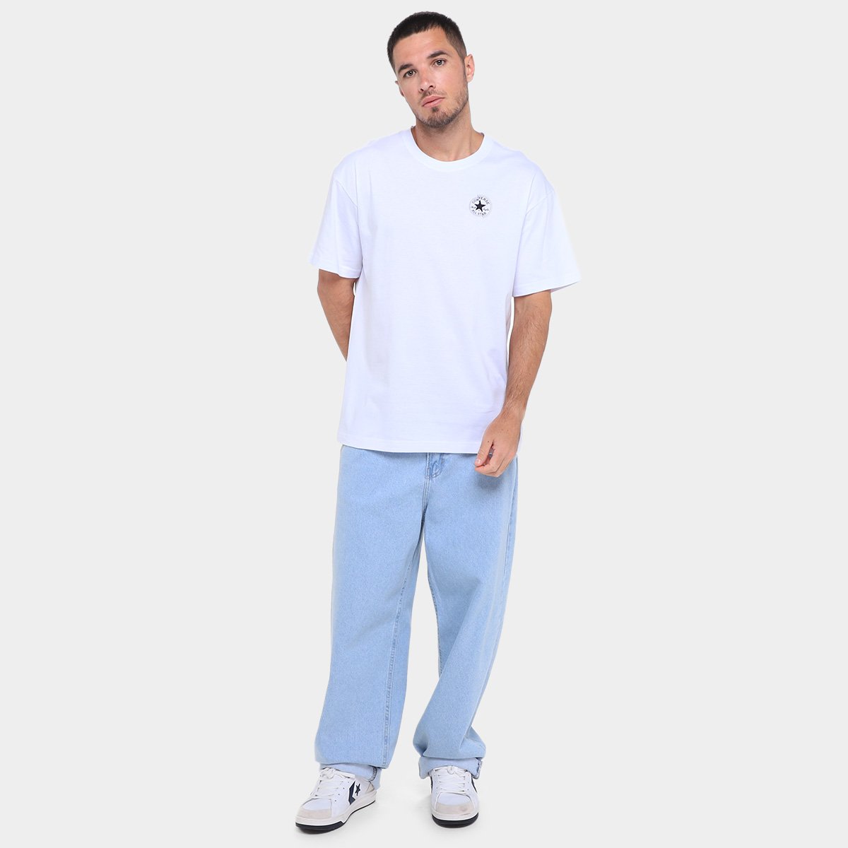 Camiseta Converse Found Oversized Masculina - Tam: P - 3