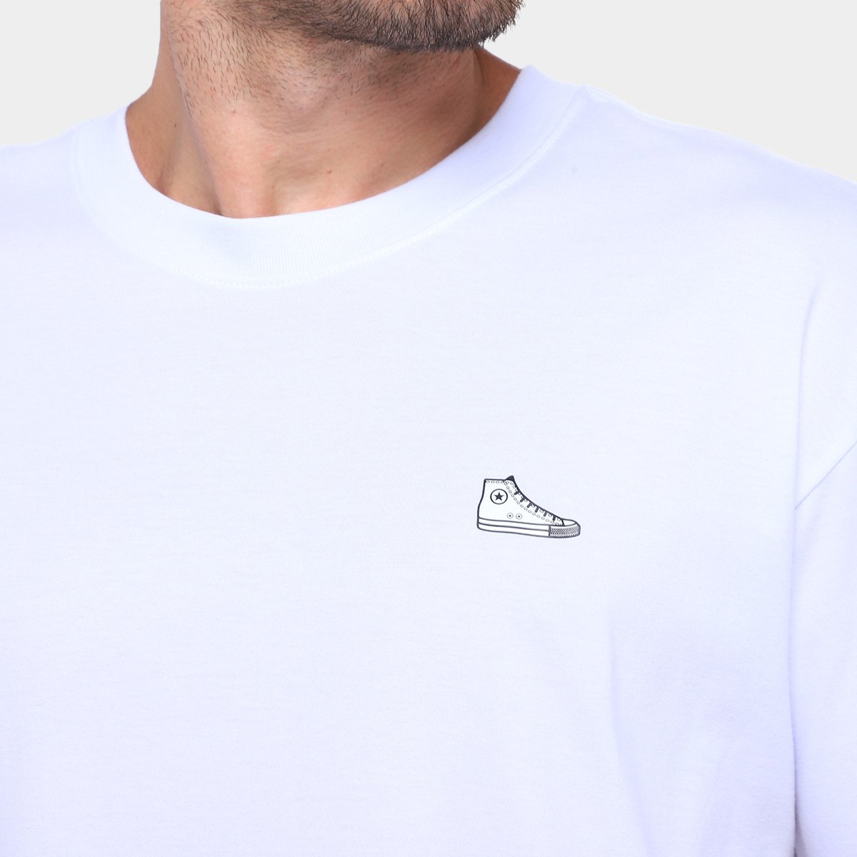 Camiseta Converse Sneaker Masculina - Tam: P - 2