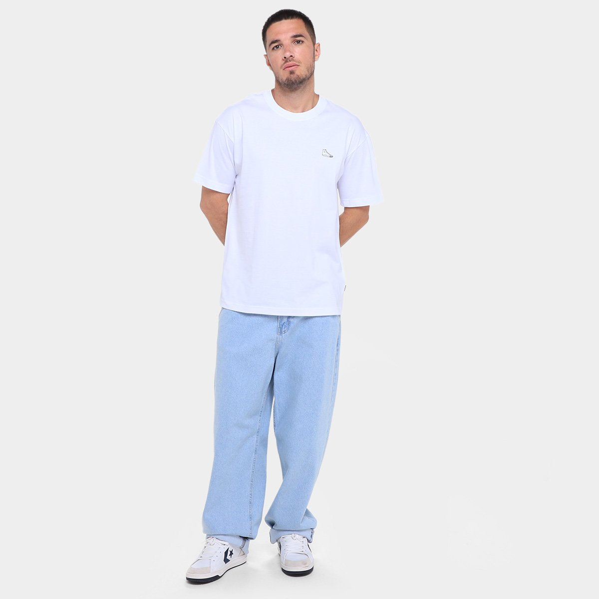 Camiseta Converse Sneaker Masculina - Tam: P - 3