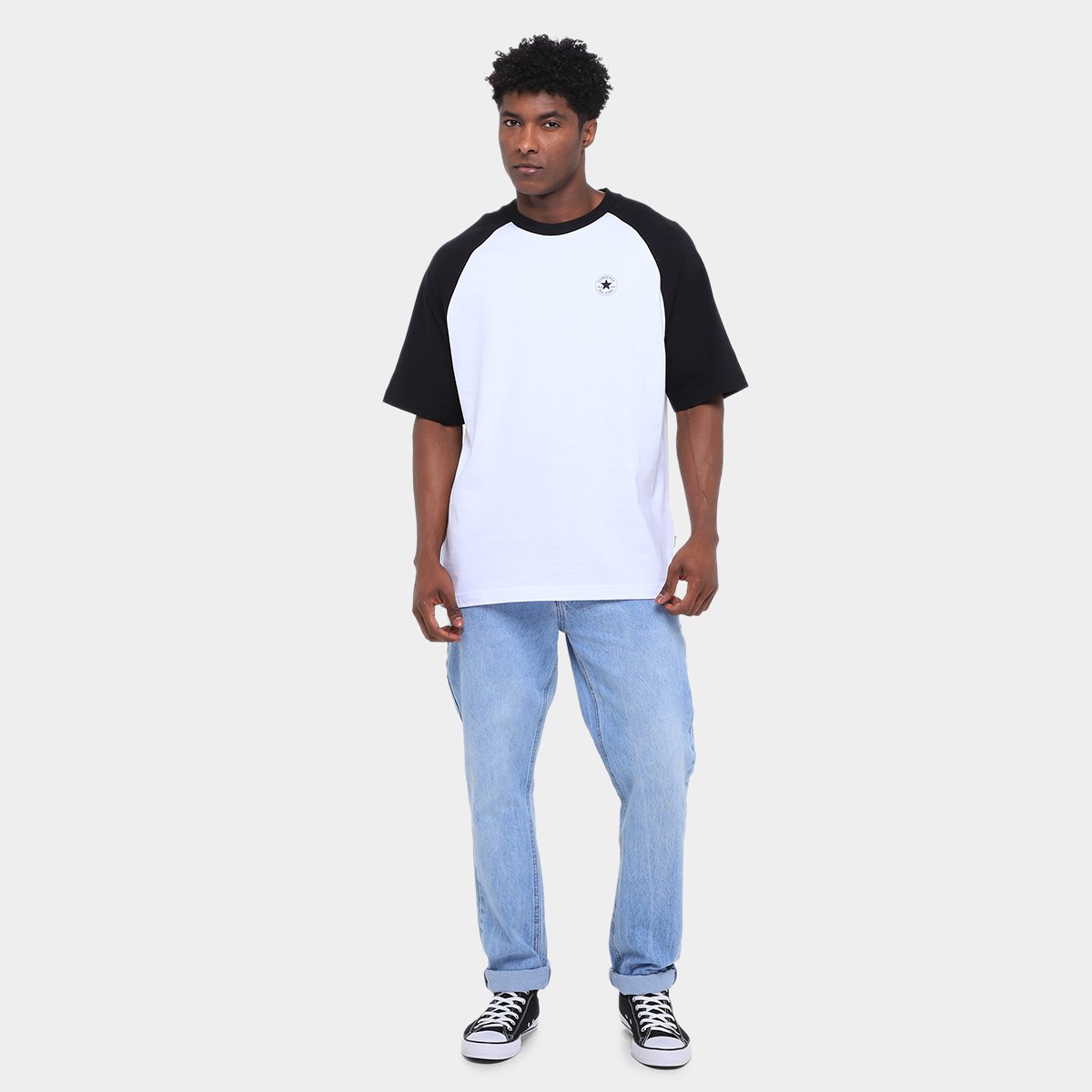 Camiseta Converse Ragl Oversi Chuck Masculina - Tam: M - 4