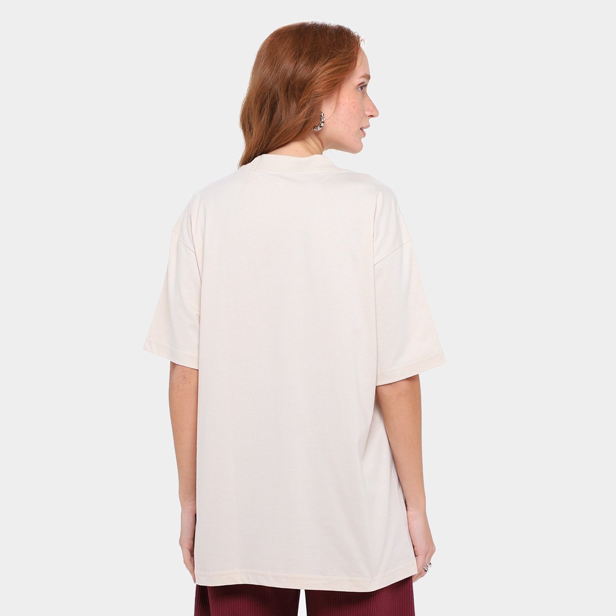 Camiseta Converse Prety Patin Over Feminina - Tam: P - 1
