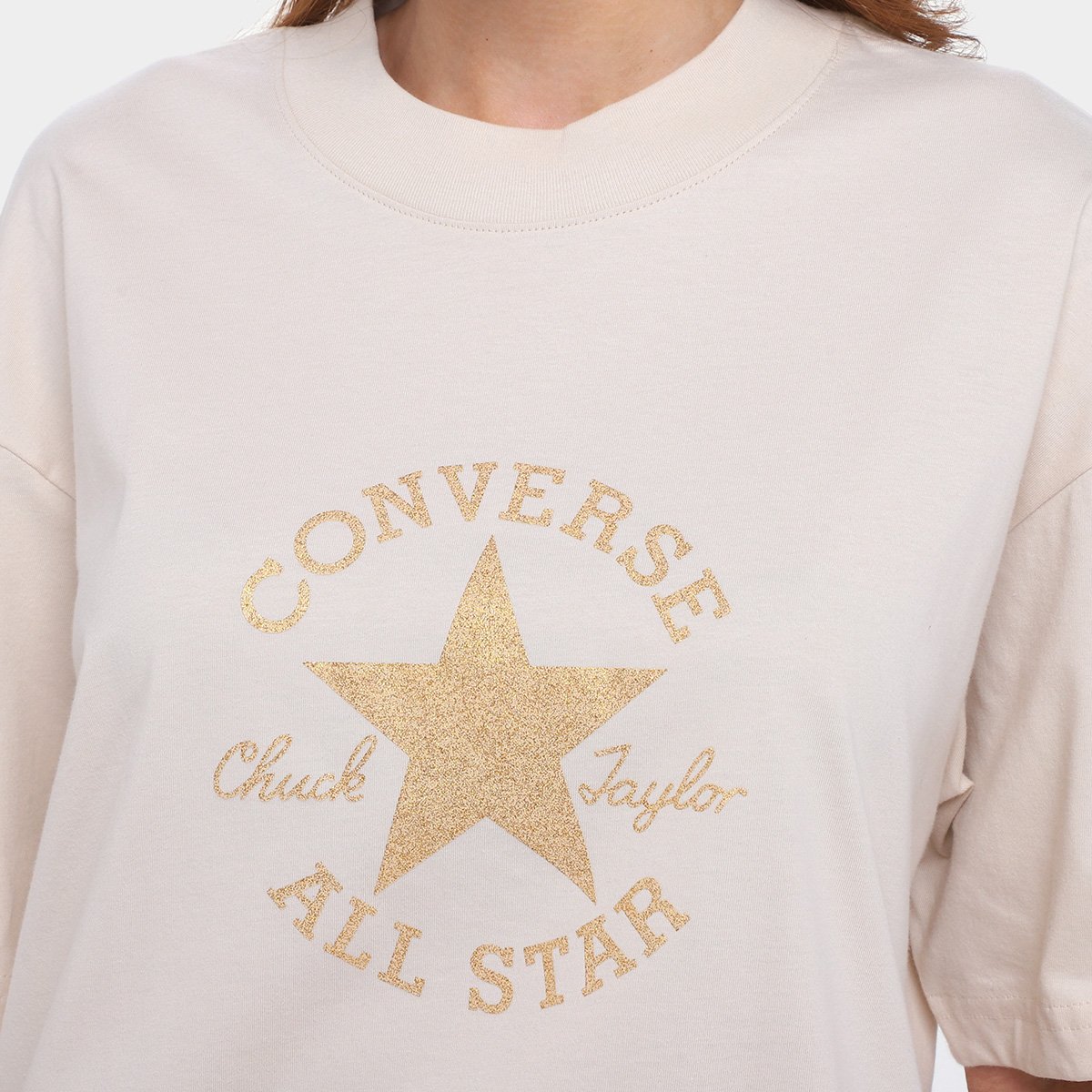 Camiseta Converse Prety Patin Over Feminina - Tam: P - 2