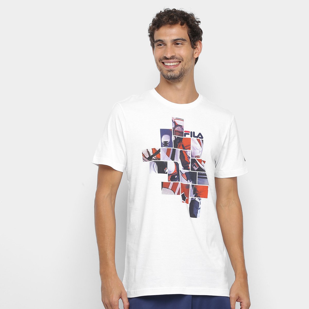 Camiseta Fila Collage Masculina