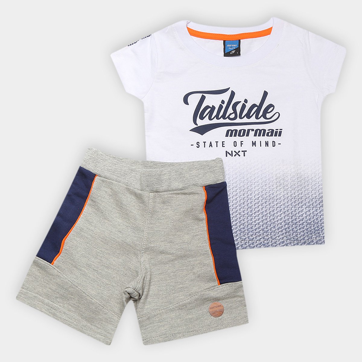 Conjunto Infantil Mormaii NXT Tailside Camiseta + Bermuda Masculino