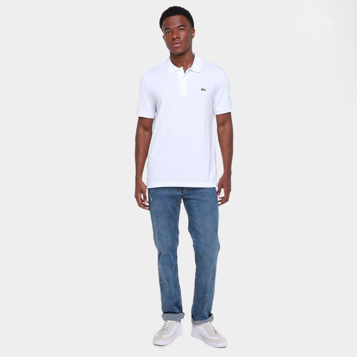 Camisa Polo Lacoste Slim Fit Piquet Masculina - Tam: P - 3