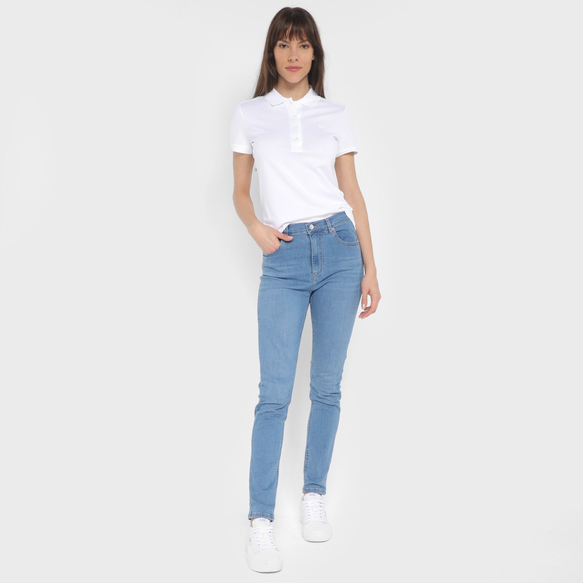 Camisa Polo Lacoste Feminina - Tam: P - 3