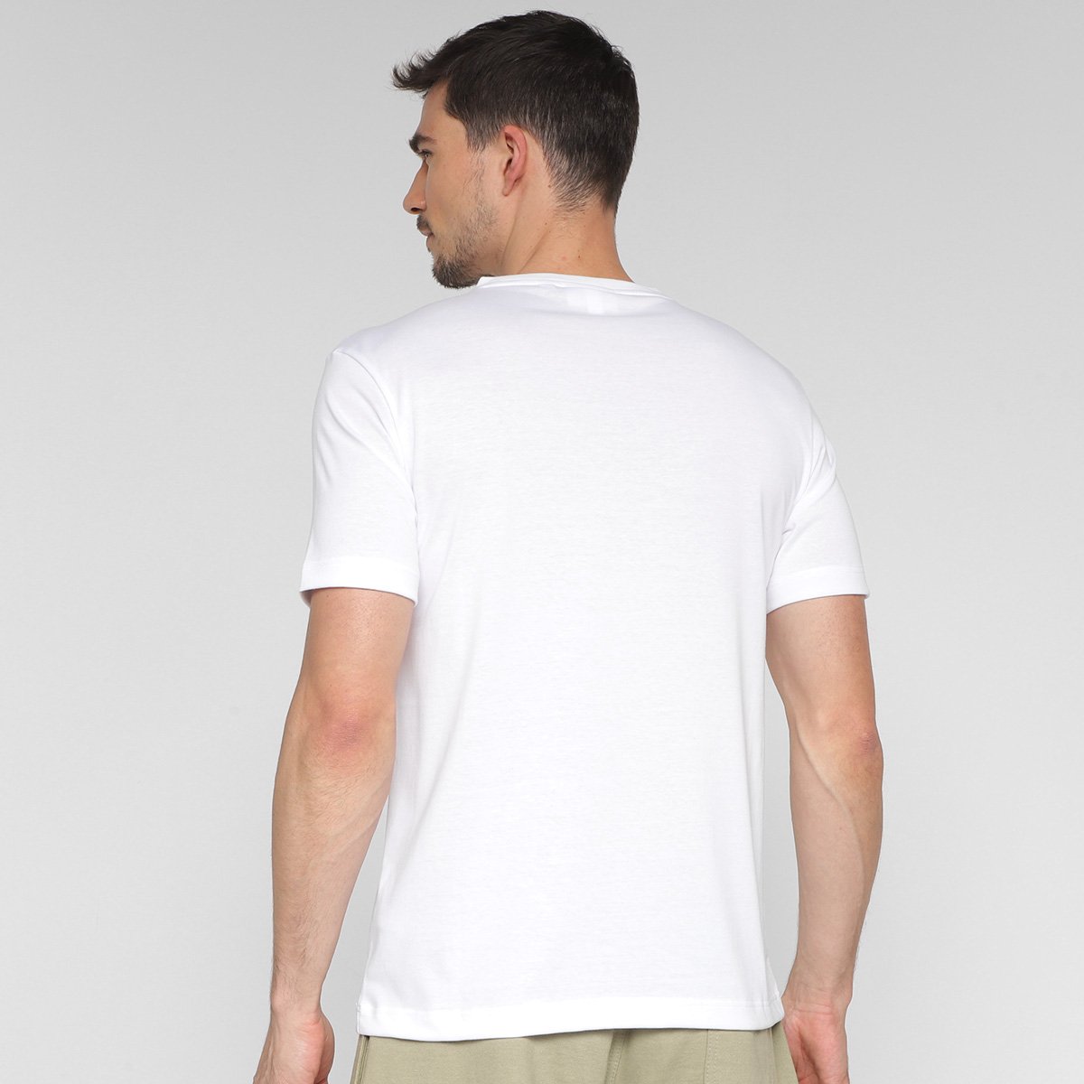 Camiseta Lacoste Manga Curta Masculina - Tam: EGG - 1