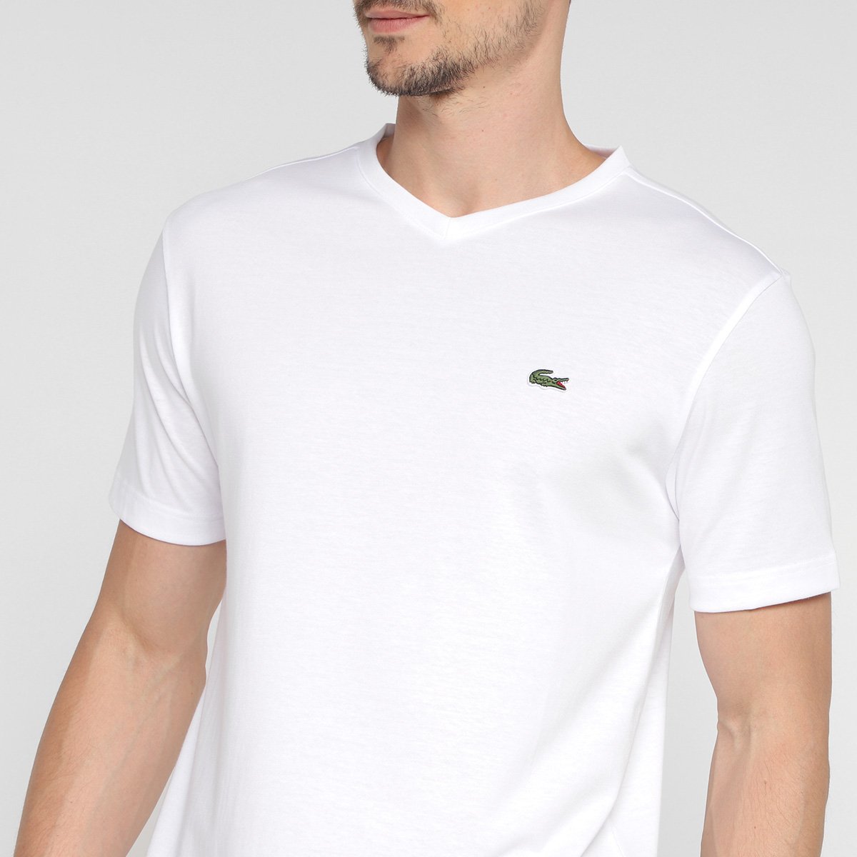 Camiseta Lacoste Manga Curta Masculina - Tam: EGG - 2