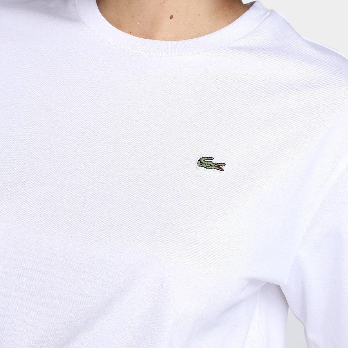 Camiseta Lacoste Casual Feminina - Tam: EGG - 2